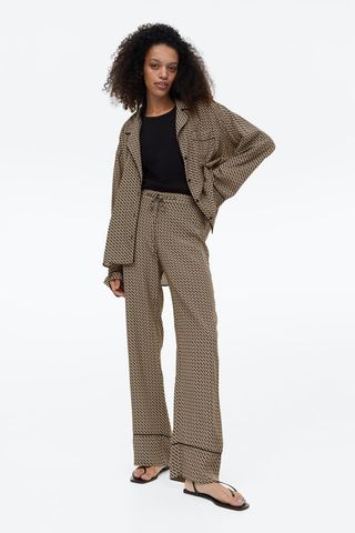 H&M + Patterned Trousers