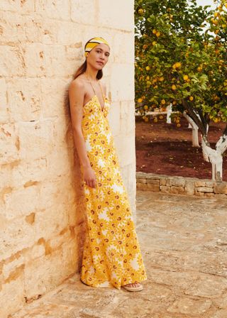 Mango + Flowers Cotton Dress