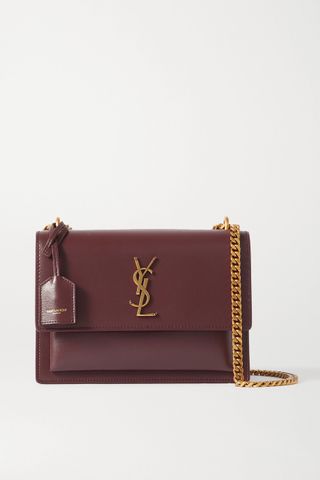 Saint Laurent + Sunset Medium Leather Shoulder Bag