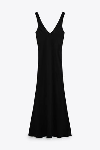 Zara + Elastic Strap Tank Dress