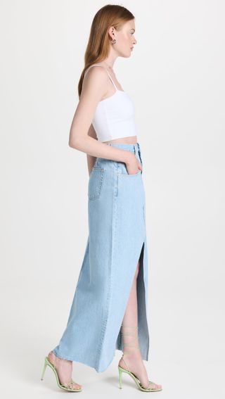 Slvrlake + Dallas Double Yoke Maxi Skirt