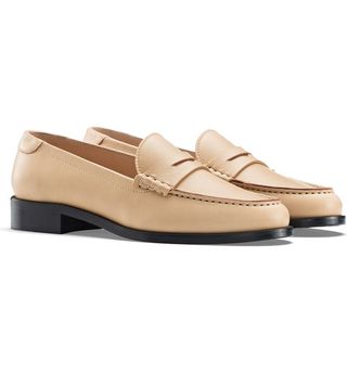 Koio + Brera Leather Penny Loafers
