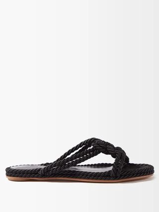 Le Monde Beryl + Knotted-Rope Sandals