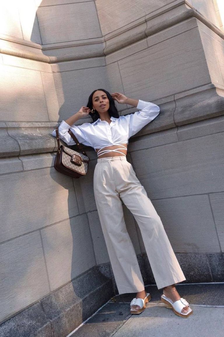 13 Linen-Pant Outfits We Plan to Live in This Season | Who What Wear