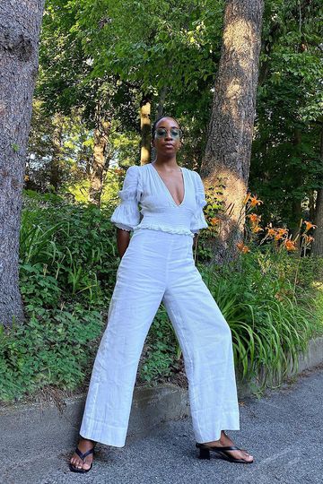 13 Linen-Pant Outfits We Plan to Live in This Season | Who What Wear