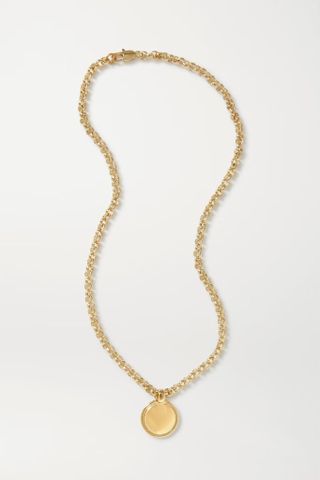 Laura Lombardi + + NET SUSTAIN Rosa Gold-Plated Necklace