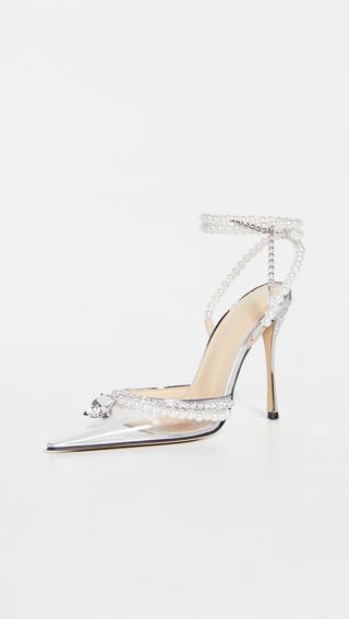 Mach & Mach + Diamond of Elizabeth Transparent High Heels