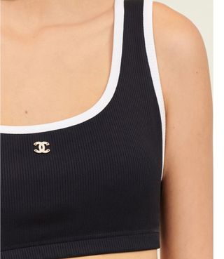 Chanel + Swimsuit Top