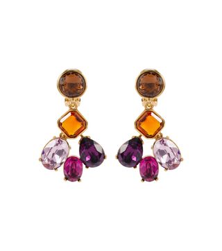 Oscar De La Renta + Crystal Drop Earrings