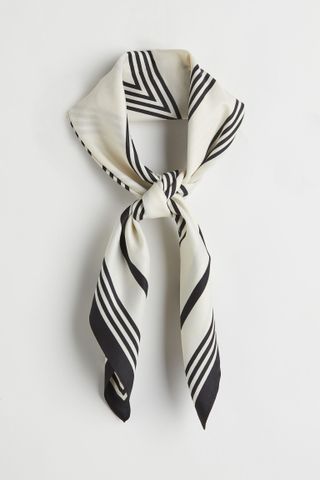 H&M + Satin Scarf