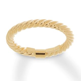 Jared + Twist Stackable Ring 14K Yellow Gold