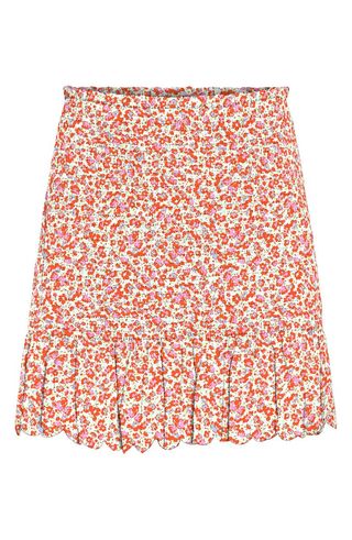 Vero Moda + Nica Floral Print Skirt