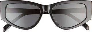 Celine + 56mm Rectangular Sunglasses