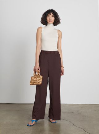 Who What Wear Collection + Juno Twisted Knit Sleeveless Top
