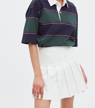 Uniqlo + Pleated A-Line Mini Skirt