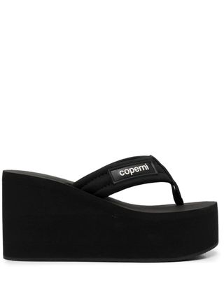 Coperni + Branded Wedge Sandals