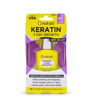 Nail-Aid + Keratin 3 Day Growth Nail Treatment & Strengthener