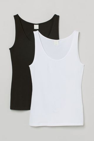 H&M + 2-Pack Cotton Tank Tops