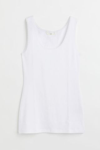 H&M + Lace-Trimmed Tank Top
