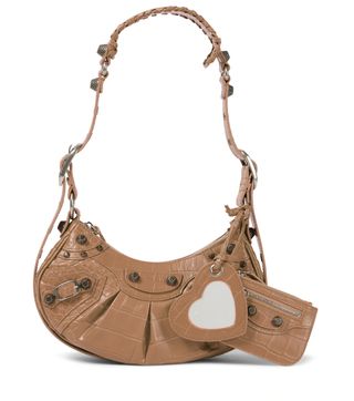 Balenciaga + Le Cagole Mini Leather Shoulder Bag
