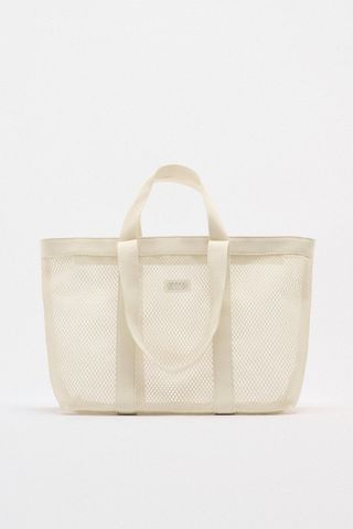 Zara + Mesh Tote Bag
