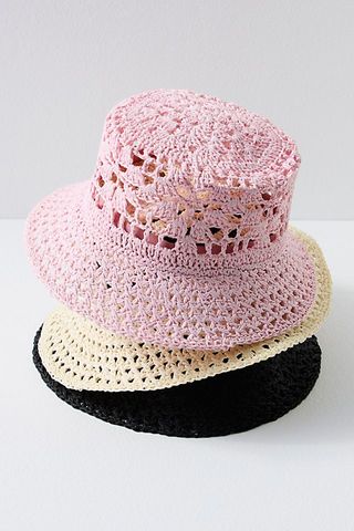 Free People + Sunny Day Crochet Bucket Hat
