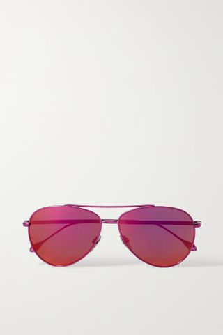 Isabel Marant + Aviator-Style Metal Sunglasses