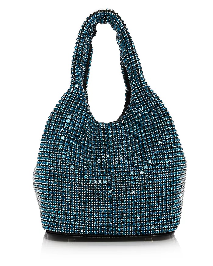 Aqua + Crystal Crossbody