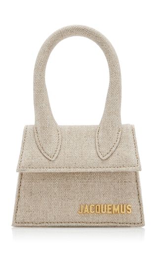 Jacquemus + Le Chiquito Linen-Cotton Top Handle Bag