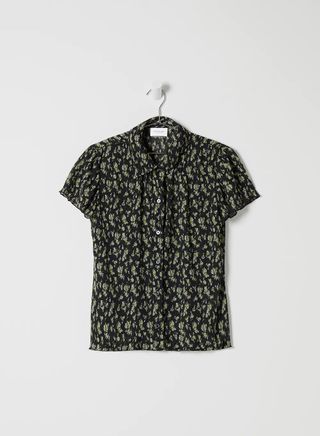 Who What Wear Collection + Emerson Button-Down Plissé Shirt