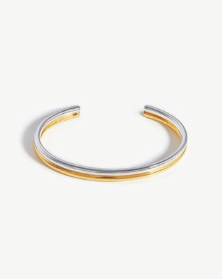 Missoma + Fused Two Tone Cuff Bracelet