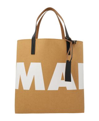 Marni + Logo Cellulose Shopping Bag, Italist