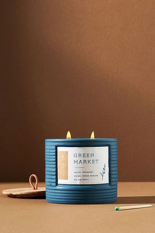 Anthropologie + Hive & Wick Market Candle Green Market