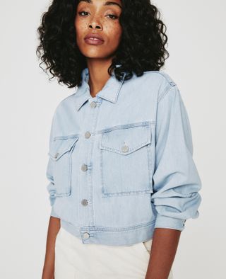Ag Jeans + Mirah Cropped Trucker Jacket