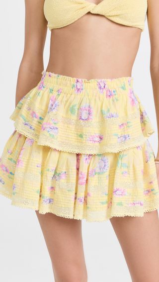 Loveshackfancy + Ruffle Mini Skirt