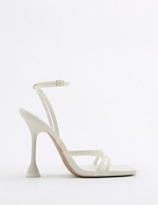 Zara + High Heeled Strappy Sandals