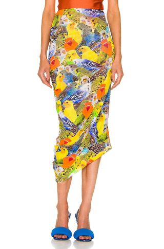 Loewe + Parrots Mesh Skirt