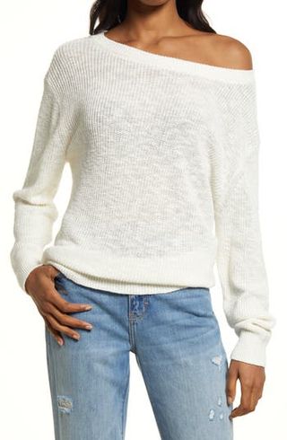 Treasure & Bond + Linen Blend Sweater