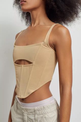 Out From Under + Spitfire Mesh Cutout Corset