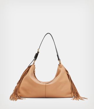 Allsaints + Edbury Fringe Leather Shoulder Bag