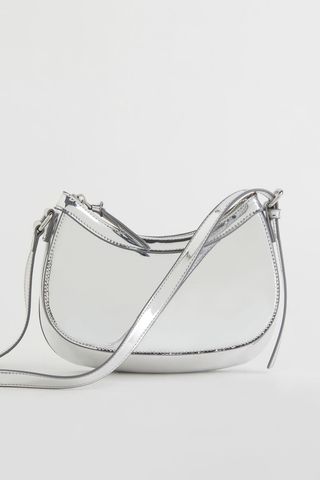 H&M + Shimmering Metallic Mini Bag