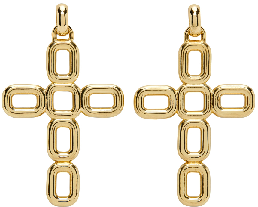 Laura Lombardi + Luciana Recycled Gold-Tone Earrings