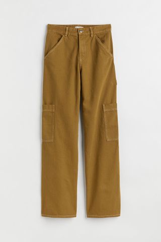 H&M + Wide Cargo Trousers