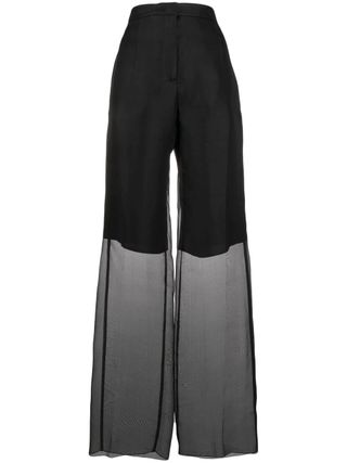 Jil Sander + Sheer Layered Trousers