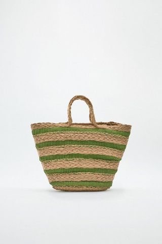 Zara + Striped Basket