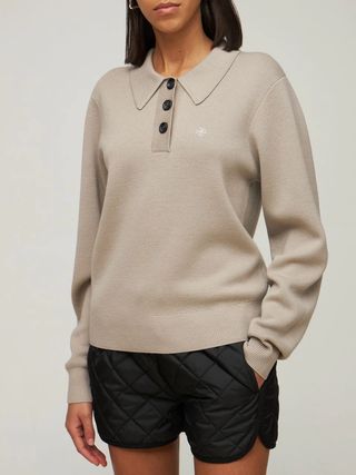 The Garment + Marwari Merino Wool Polo Sweater