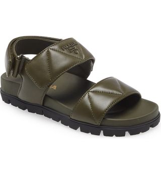 Prada + Matelassé Sport Sandals