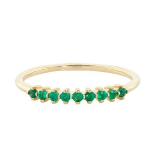 Jennie Kwon + Emerald Lace Ring