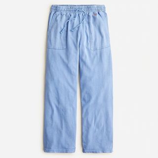 J.Crew + Magic Rinse Patch-Pocket Sweatpants in Retro Blue