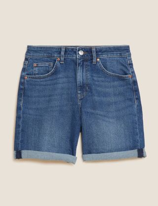 M&S Collection + Denim Boyfriend Shorts